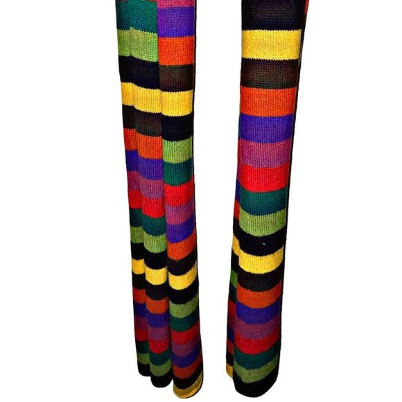 Authentic Louis Vuitton 2014/15 Himalaya Color Block Cashmere Scarves (a pair) - Picture 2 of 10